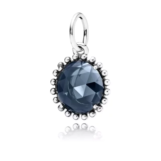 (imagen para) Colgante de Estrella de medianoche, cristal azul de medianoche