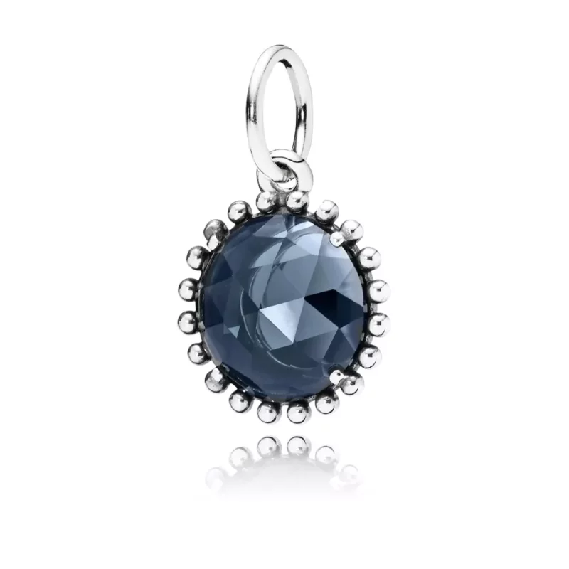 (imagen para) Colgante de Estrella de medianoche, cristal azul de medianoche