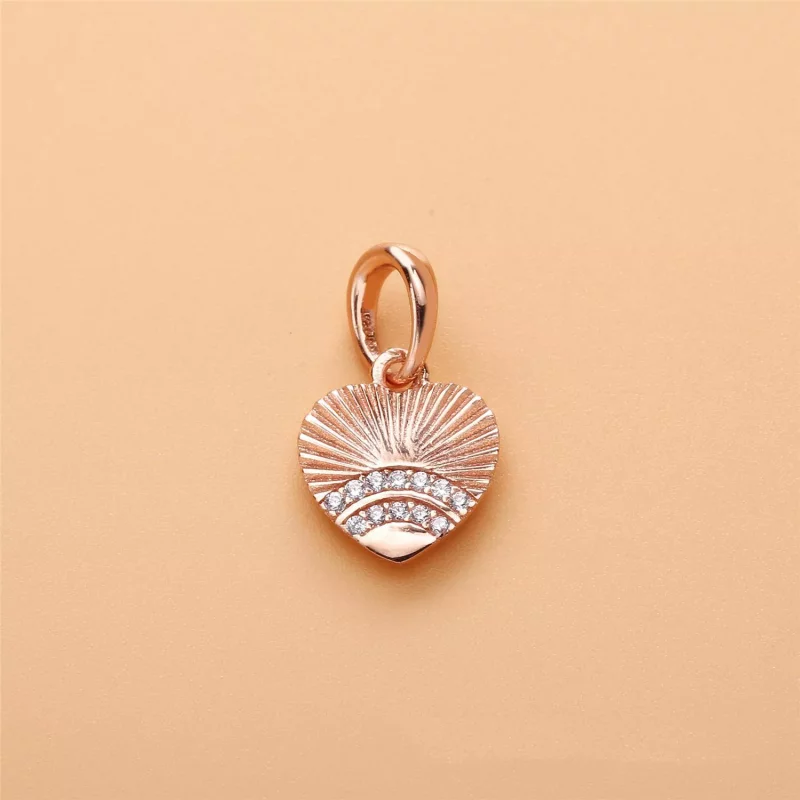 (imagen para) Colgante en plata de ley Abanico de Amor - PANDORA - Ver 3