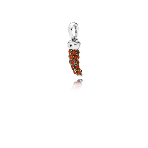 (imagen para) Colgante en plata de ley Amuleto rojo - PANDORA