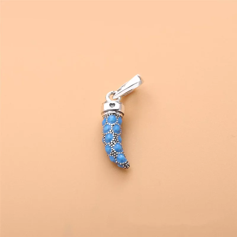 (imagen para) Colgante en plata de ley Amuleto turquesa - PANDORA - Ver 2