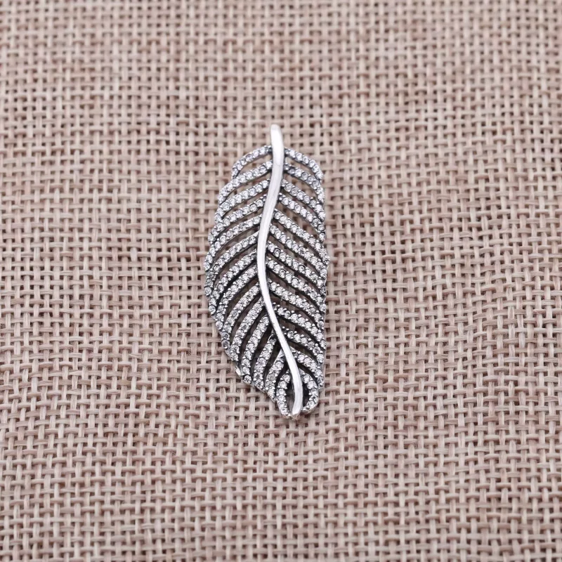 (imagen para) Colgante en plata de ley y circonitas cúbicas transparentes en micro pav - Ver 2