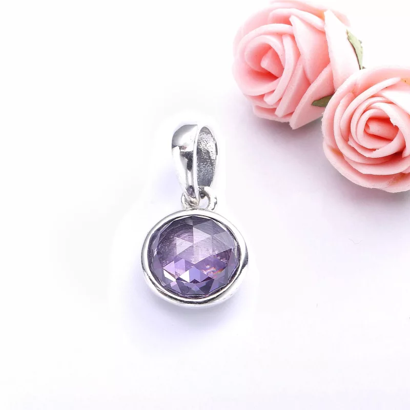 (imagen para) Colgante Gota de Febrero 390396SAM Collares y colgantes - Ver 2