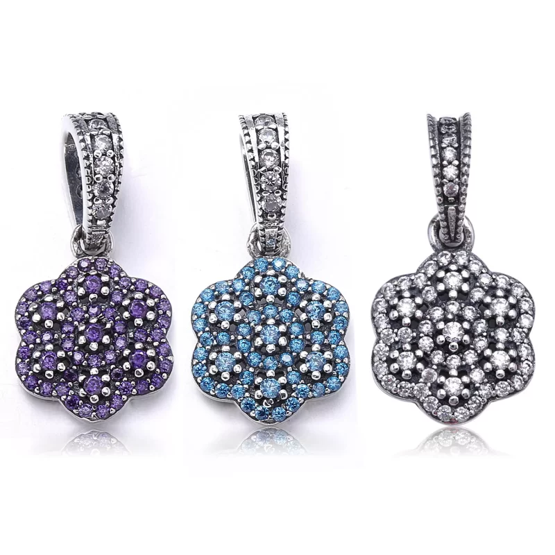 (imagen para) Colgante Gota de Floral cristalizado Collares y colgantes - Ver 2
