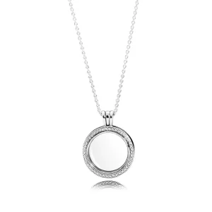 (imagen para) Colgante Locket Brillante en plata de ley - PANDORA