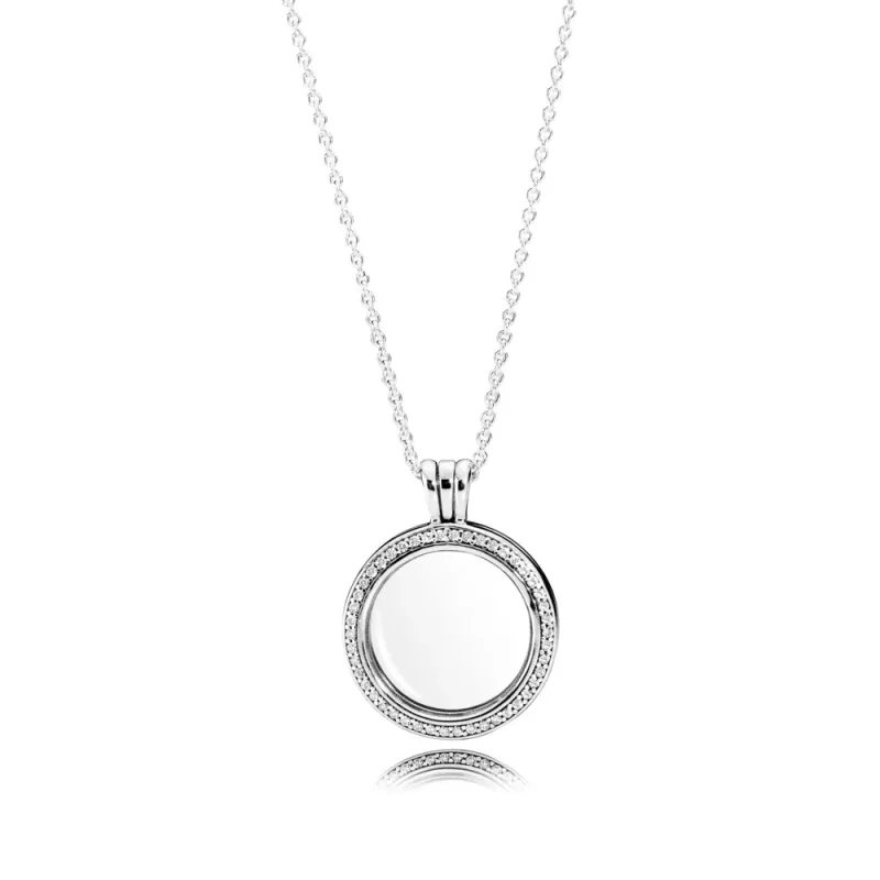 (imagen para) Colgante Locket Brillante en plata de ley - PANDORA