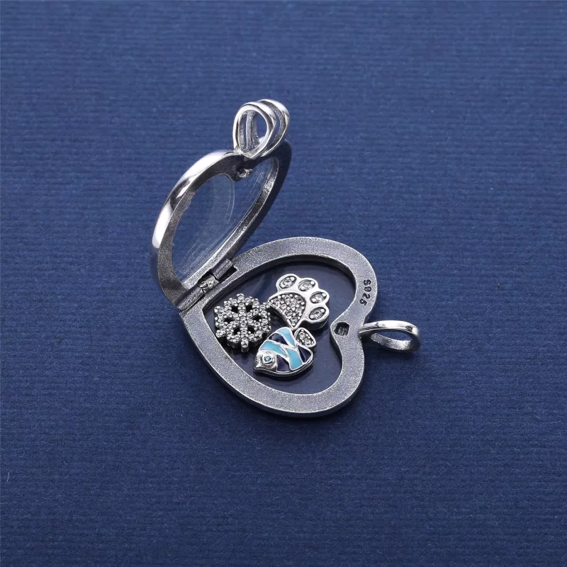 (imagen para) Colgante Locket Corazón con Petite - PANDORA - Ver 3