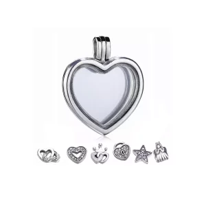(imagen para) Colgante Locket Corazón con Petite - PANDORA