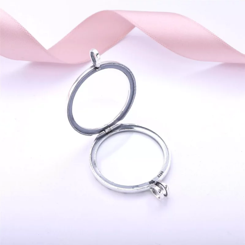 (imagen para) Colgante Locket PANDORA grande con Petite - Ver 4
