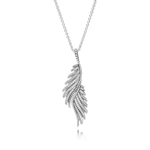 (imagen para) Colgante Plumas Majestuosas 390373CZ-70 Collares y colgantes