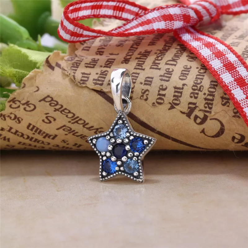 (imagen para) Colgante en plata de ley Estrella Radiante - PANDORA - Ver 2