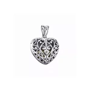 (imagen para) Colgantes en plata de ley corazon vintage PANDORA