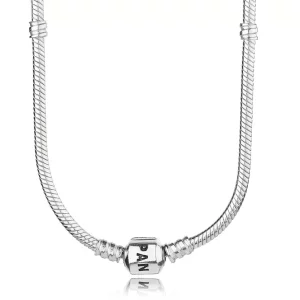 (imagen para) Collar cierre PANDORA en plata de ley