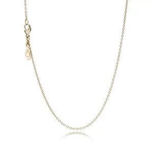 (imagen para) Collar de plata con logo - PANDORA