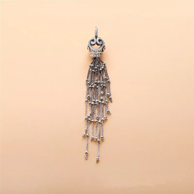 (imagen para) Collar en plata de ley Borla Encantada - PANDORA - Ver 2