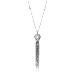 Collar en plata de ley Borla Encantada - PANDORA (imagen para) Collar en plata de ley Borla Encantada - PANDORA