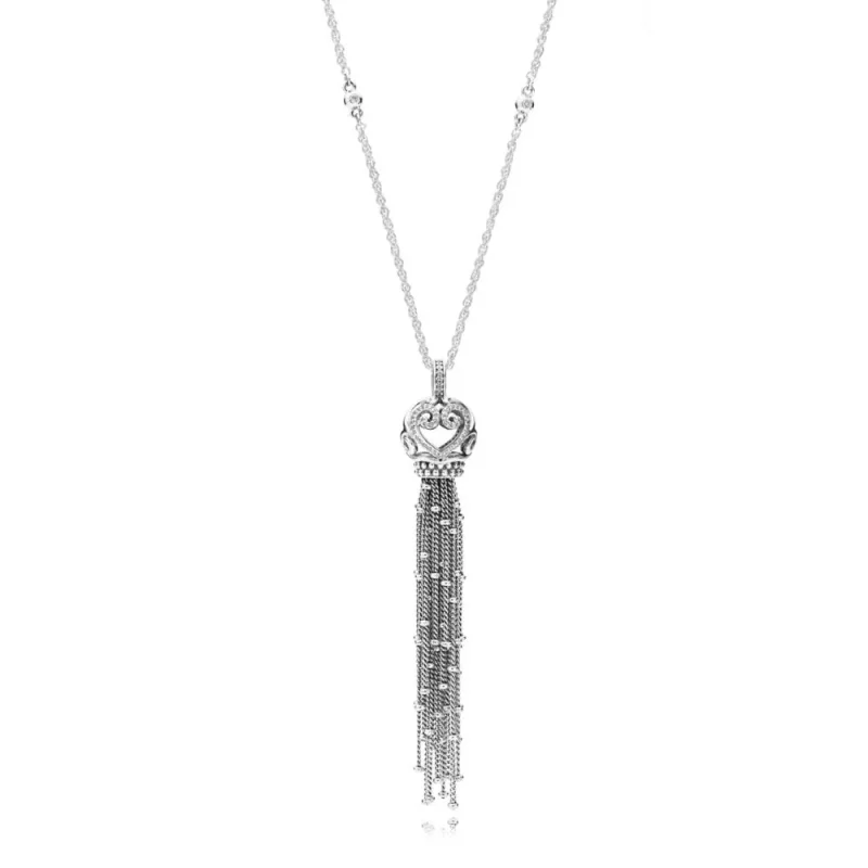 (imagen para) Collar en plata de ley Borla Encantada - PANDORA