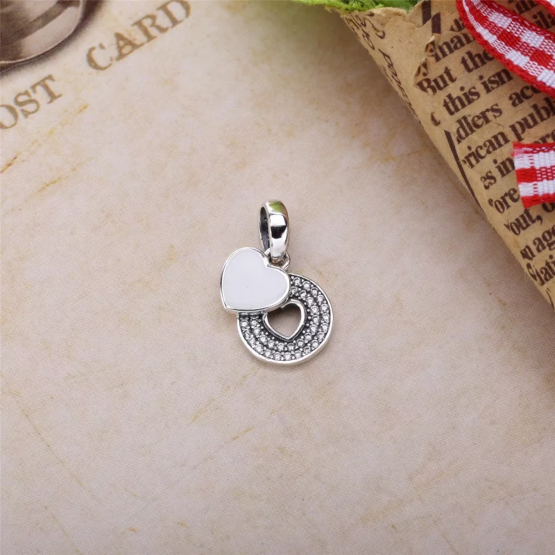 (imagen para) Collar en plata de ley Celebración Corazones - PANDORA - Ver 2