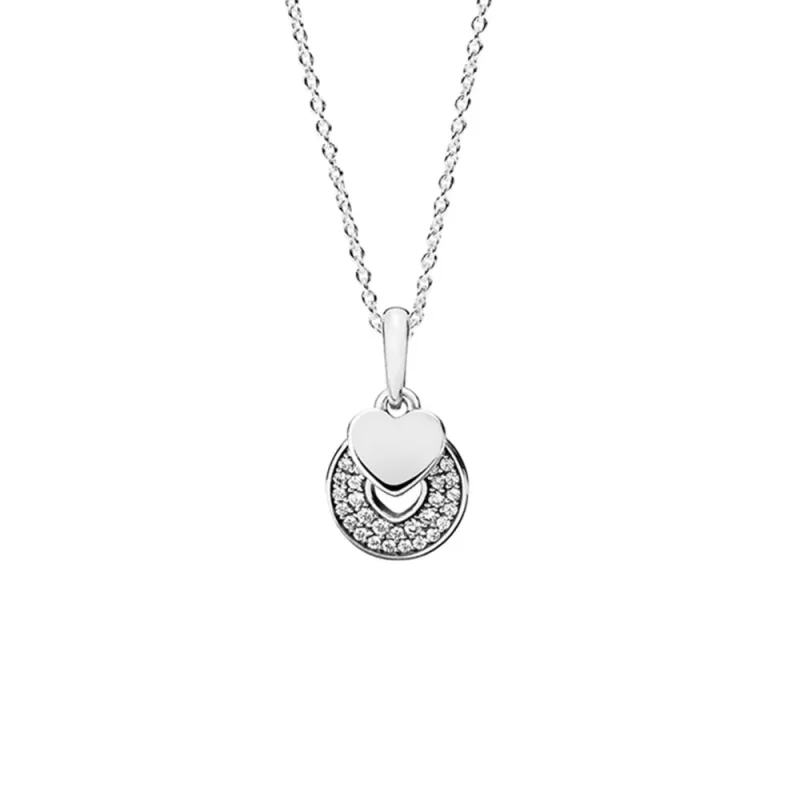 (imagen para) Collar en plata de ley Celebración Corazones - PANDORA