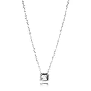 Collar en plata de ley Elegancia Atemporal - PANDORA (imagen para) Collar en plata de ley Elegancia Atemporal - PANDORA