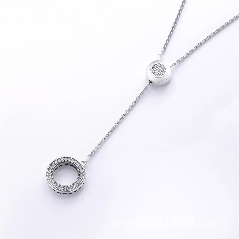 (imagen para) Collar en plata de ley Firma PANDORA - Ver 2