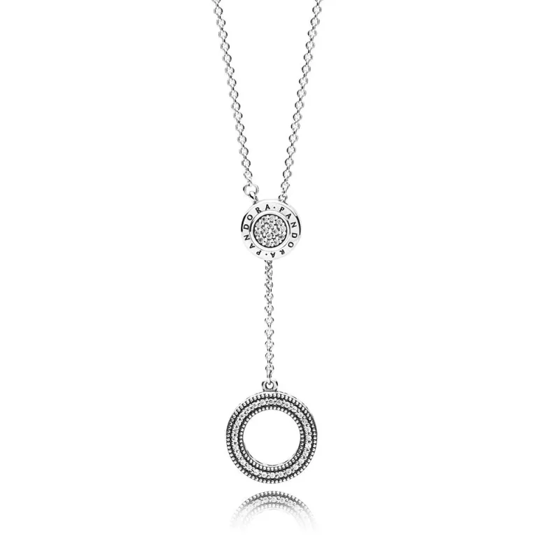 (imagen para) Collar en plata de ley Firma PANDORA