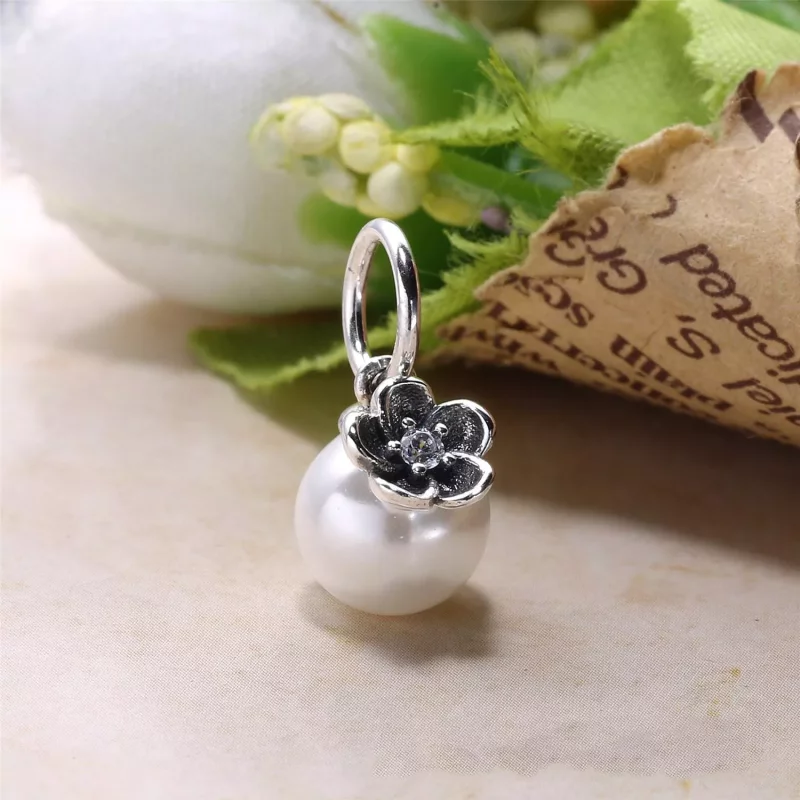 (imagen para) Collar en plata de ley Floral - PANDORA - Ver 2
