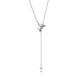 Collar en plata de ley Libélula Soñadora - PANDORA (imagen para) Collar en plata de ley Libélula Soñadora - PANDORA