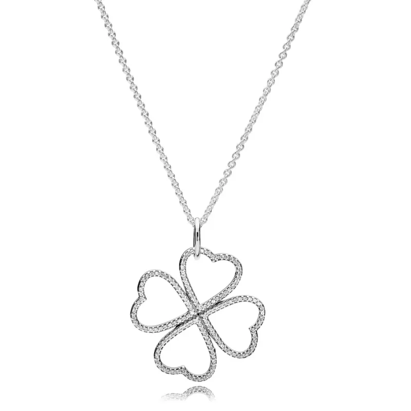 (imagen para) Collar Pétalos de Amor 390381CZ-90 Collares y colgantes
