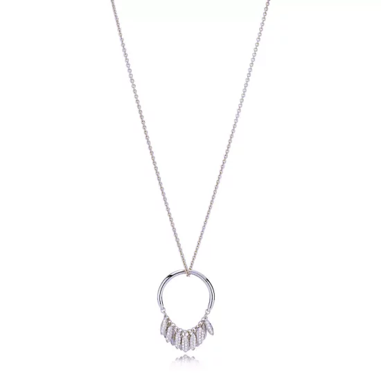 (imagen para) Collares con colgante en plata de ley C&iacute;rculo de semillas PANDORA