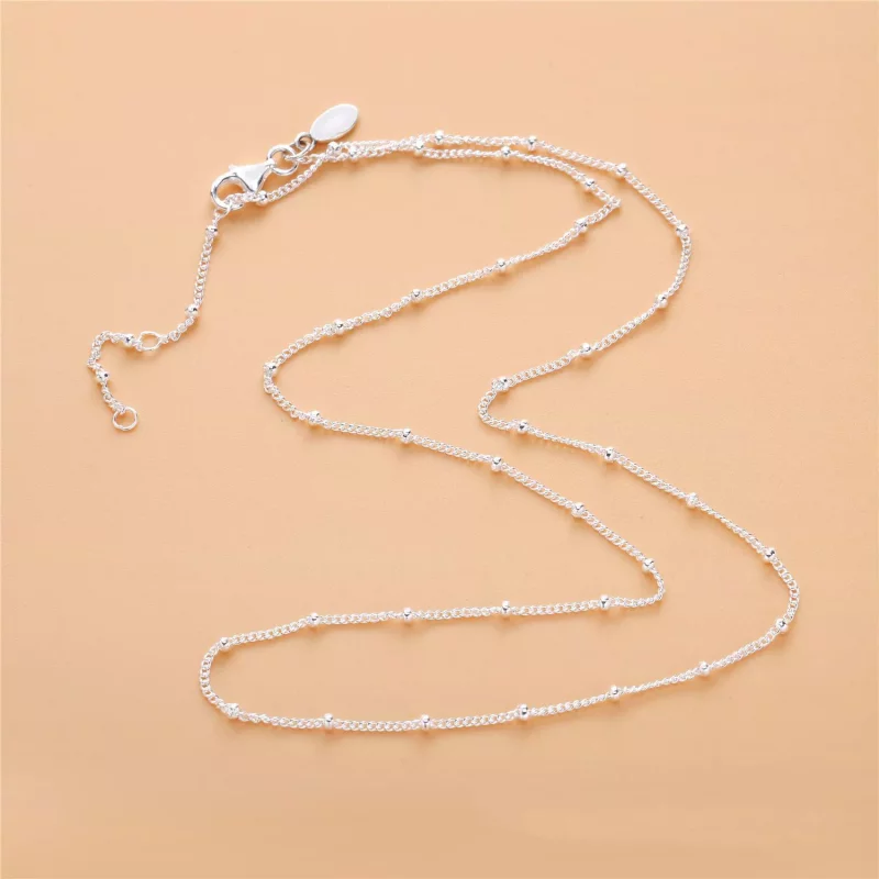 (imagen para) Collares en plata de ley Cuentas de plata PANDORA - Ver 2