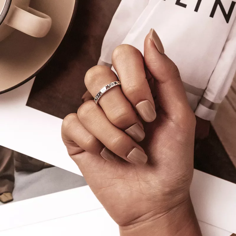 (imagen para) Anillo abierto con diseño de mariposa en estilo Pandora - SCR764 - Ver 6