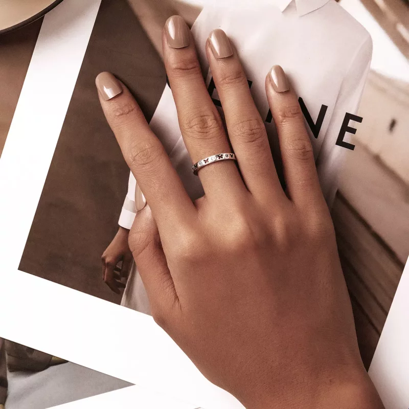 (imagen para) Anillo abierto con diseño de mariposa en estilo Pandora - SCR764 - Ver 7