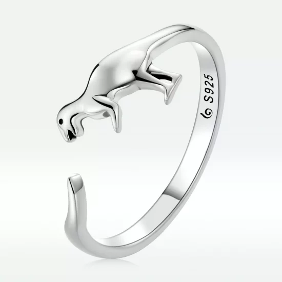 (imagen para) Anillo abierto con estilo Pandora de dinosaurio - BSR226