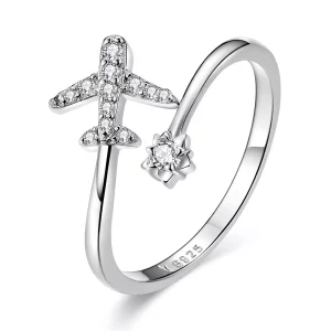 (imagen para) Anillo abierto de plata estilo Pandora Faraway - SCR623