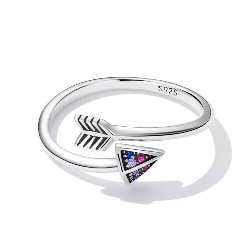 (imagen para) Anillo abierto estilo flecha del amor de Pandora - SCR820 - Ver 3