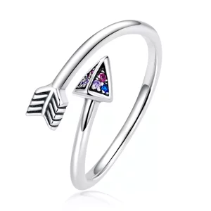 Anillo abierto estilo flecha del amor de Pandora - SCR820 (imagen para) Anillo abierto estilo flecha del amor de Pandora - SCR820