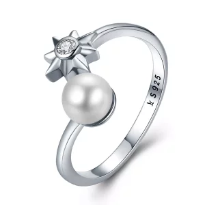 (imagen para) Anillo abierto estilo Pandora Blooming Moment - VSR099
