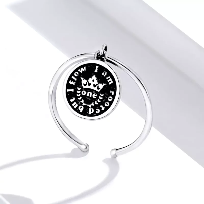 (imagen para) Anillo abierto estilo Pandora con monedas vintage - SCR655 - Ver 3