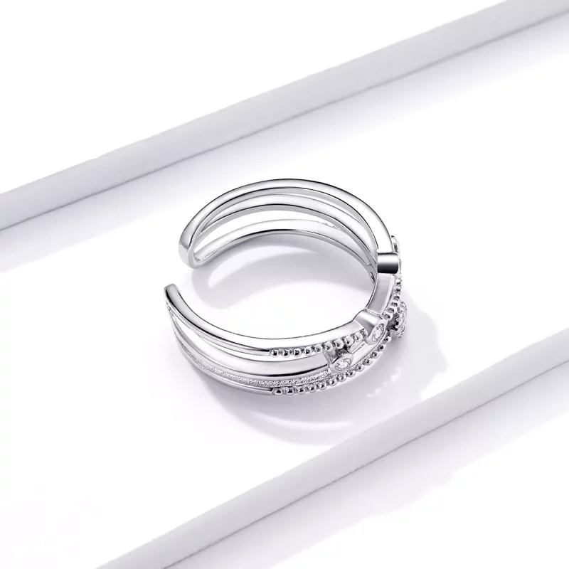 (imagen para) Anillo abierto estilo Pandora Shine Star - BSR162 - Ver 3