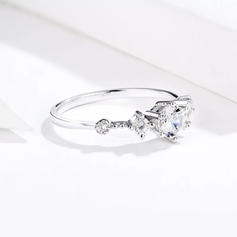 (imagen para) Anillo Cherise de Plata al Estilo de Pandora - SCR568 - Ver 2