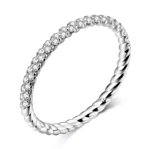 (imagen para) Anillo de Amor de Plata Estilo Pandora - SCR624