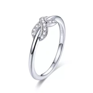 (imagen para) Anillo de Amor Infinito de Estilo Pandora en Plata - SCR494