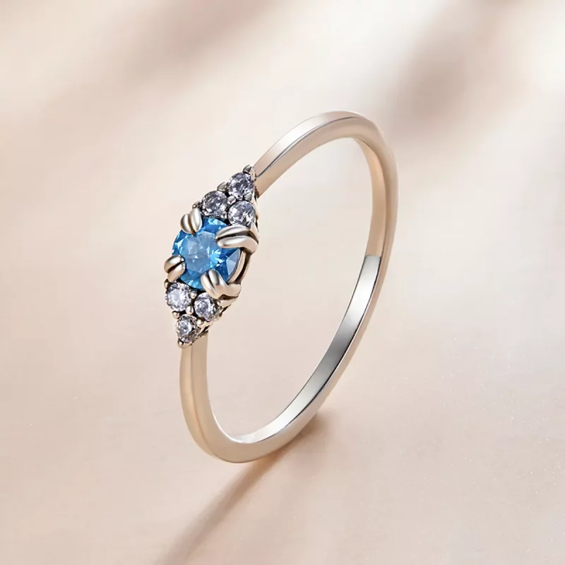 (imagen para) Anillo de Estilo Pandora Amor Eterno - SCR534-BU - Ver 2
