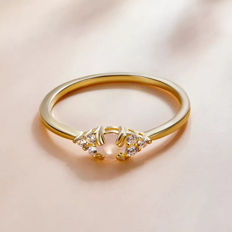 (imagen para) Anillo de estilo Pandora con diseño de Amor Eterno - SCR534-AC - Ver 3