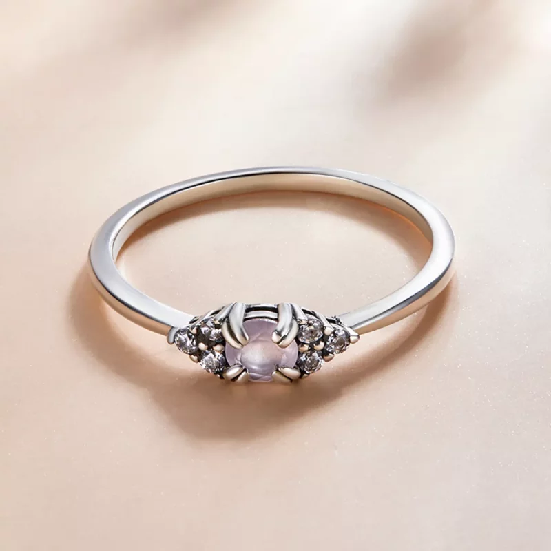(imagen para) Anillo de estilo Pandora de Amor Eterno - SCR534-PK - Ver 3