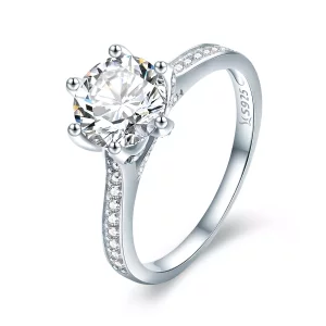 (imagen para) Anillo de eternidad estilo Pandora en plata - SCR342