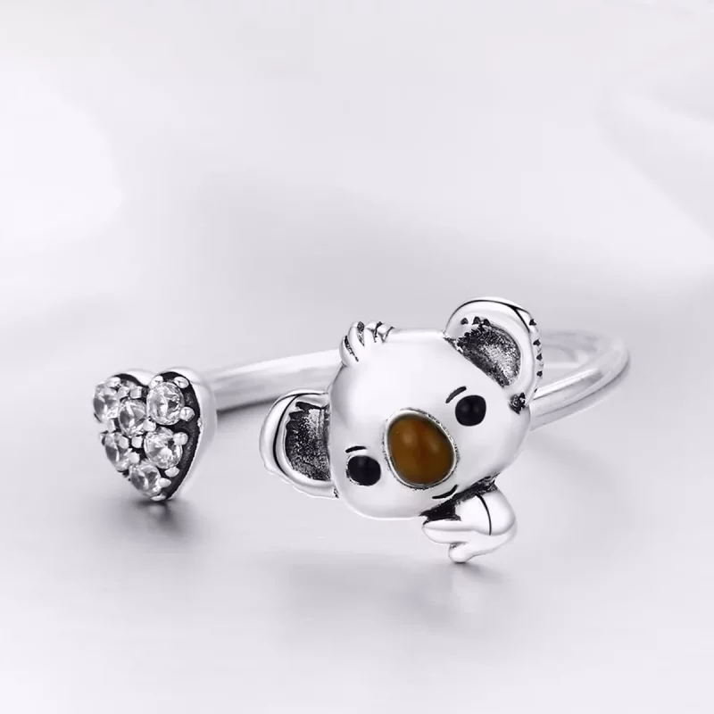 (imagen para) Anillo de hada adorable estilo Pandora en plata - SCR355 - Ver 5