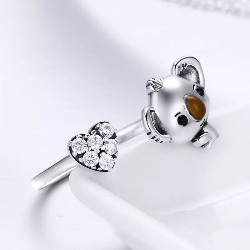 (imagen para) Anillo de hada adorable estilo Pandora en plata - SCR355 - Ver 6