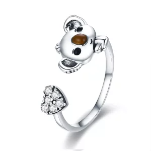 (imagen para) Anillo de hada adorable estilo Pandora en plata - SCR355